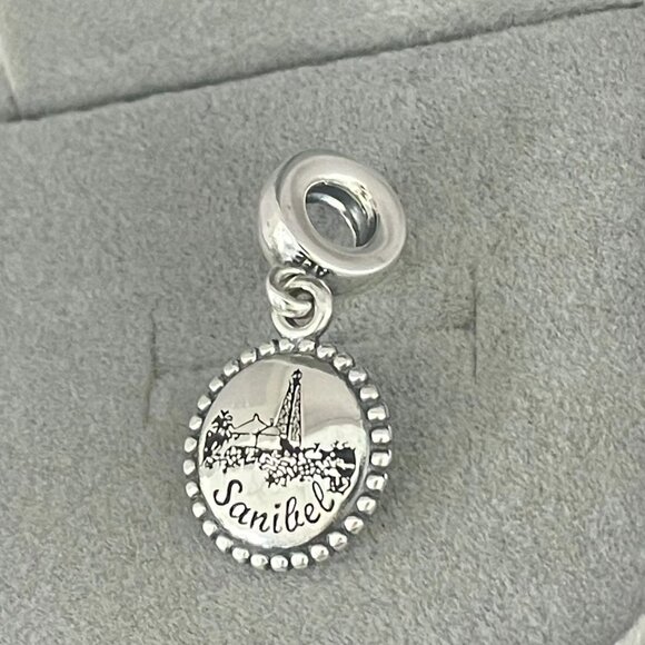 "Pandora Sanibel Beach Florida Exclusive Dangle Charm Pendant - Picture 3 of 4